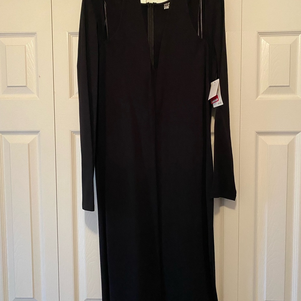 Free Press Black Long Sleeve Dress
